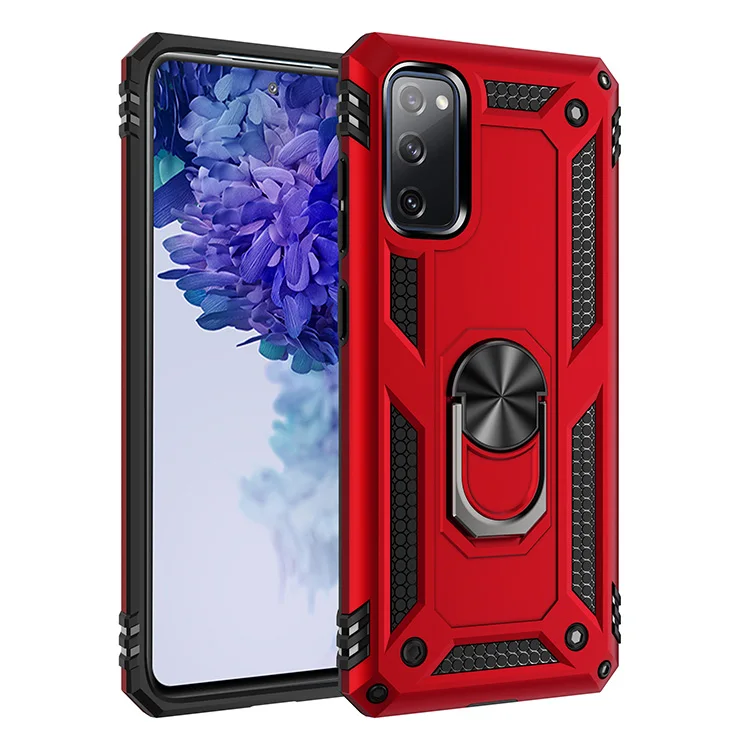 Ring Cover with 360 Rotating Magnetic Finger Holder kickstand Case for Samsung S20 FE, Many colors optional
Ring Cover with 360 Rotating Magnetic Finger Holder kickstand Case for Samsung S20 FE, Many colors optional