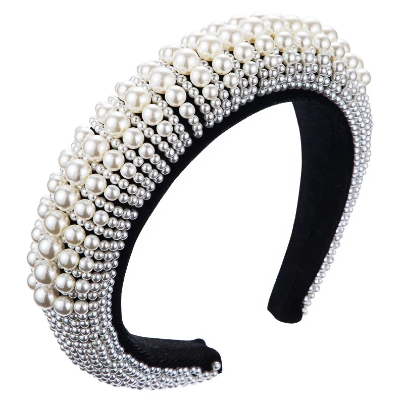 Fashion Pearl Cover Padded Headband for Women Luxury Dance Party Hairband Women Hair Accessories Velvet Bezel Sponge Hair Band
Fashion Pearl Cover Padded Headband for Women Luxury Dance Party Hairband Women Hair Accessories Velvet Bezel Sponge Hair Band
