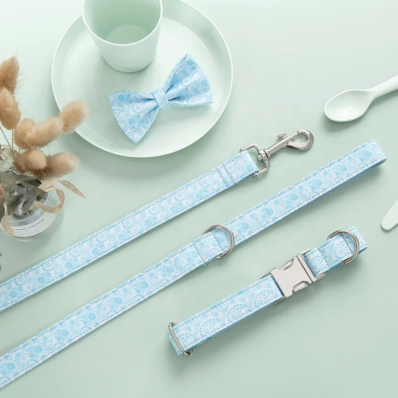 OEM high quality personalized design custom colorful bowtie private label pet supplies leash cotton webbing luxury dog collar, As photo
OEM high quality personalized design custom colorful bowtie private label pet supplies leash cotton webbing luxury dog collar, As photo