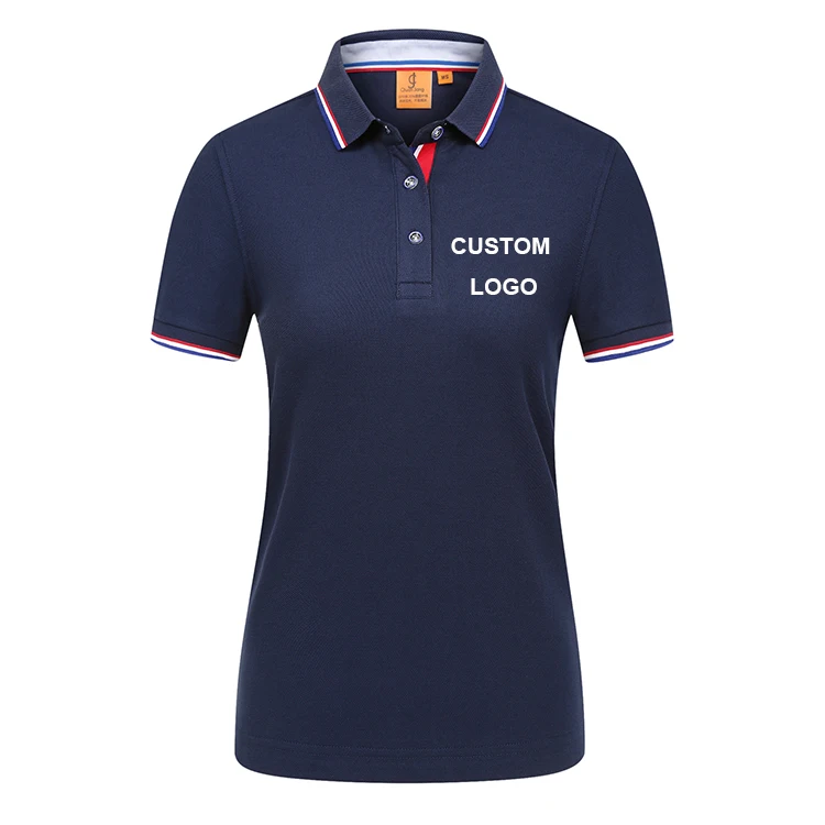 customized high quality polo women's t-shirt sport custom design cotton polo shirt embroidery
customized high quality polo women's t-shirt sport custom design cotton polo shirt embroidery