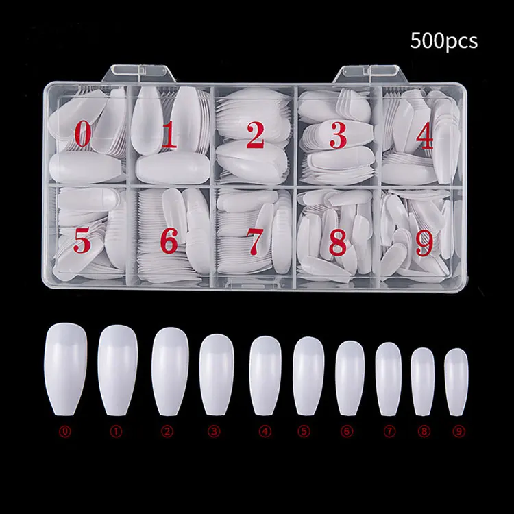 Wholesale 500Pcs with Box Transparent French Acrylic UV Gel DIY Ballerina Stiletto Half Cover Artificial Nail Tips False
Wholesale 500Pcs with Box Transparent French Acrylic UV Gel DIY Ballerina Stiletto Half Cover Artificial Nail Tips False