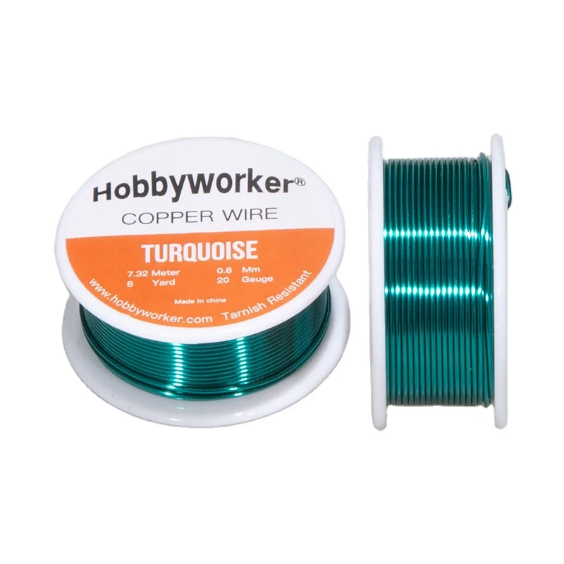 Hobbyworker 20 Gauge(0.8MM) Silver Plated Special Copper Wire with High Flexibility for Beginner DIY Jewelry Making Manufacturer
Hobbyworker 20 Gauge(0.8MM) Silver Plated Special Copper Wire with High Flexibility for Beginner DIY Jewelry Making Manufacturer