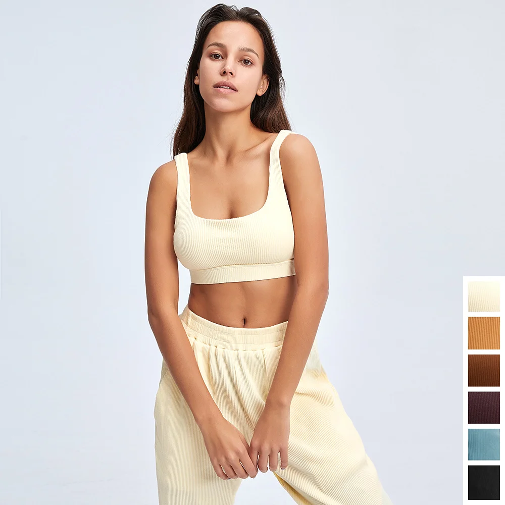 Wholesales Ins Hot Yoga Suit Loose Comfortable Thread Sports Bra JoggerWorkout Cotton Ribbed Sports Yoga Set, Customized colors
Wholesales Ins Hot Yoga Suit Loose Comfortable Thread Sports Bra JoggerWorkout Cotton Ribbed Sports Yoga Set, Customized colors