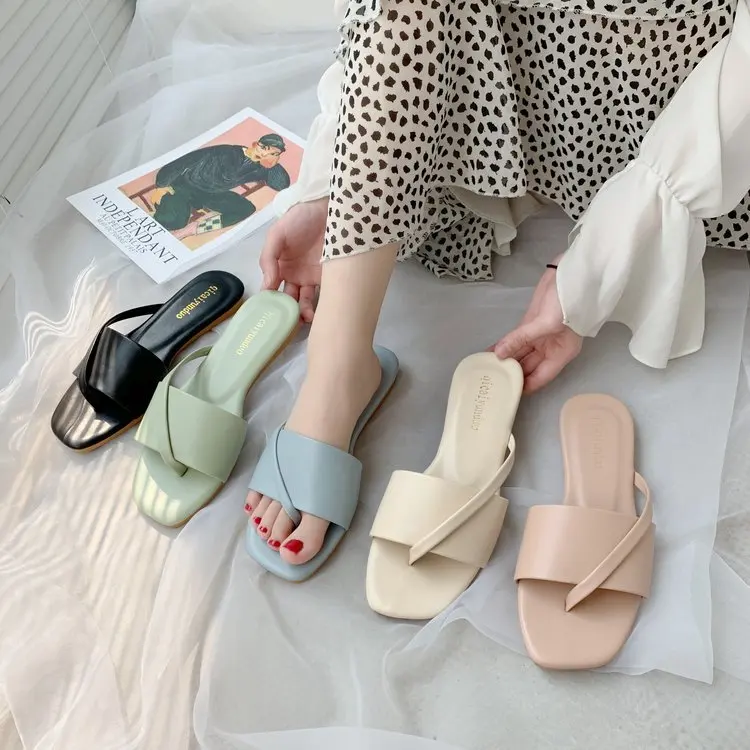 Dropshippng women sandals Factory price ladies flat sandals Pu materials women flat sandals
Dropshippng women sandals Factory price ladies flat sandals Pu materials women flat sandals