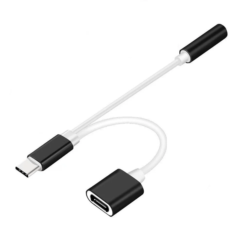 2 in 1 USB C to 3.5mm Audio Adapter & 60W Fast Charging Dongle Compatible with Google
2 in 1 USB C to 3.5mm Audio Adapter & 60W Fast Charging Dongle Compatible with Google