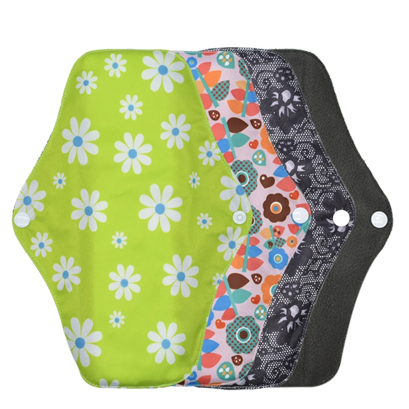 Women Cloth Napkin Menstrual Sanitary Pad Reusable Feminine Washable Pads, Multi color
Women Cloth Napkin Menstrual Sanitary Pad Reusable Feminine Washable Pads, Multi color