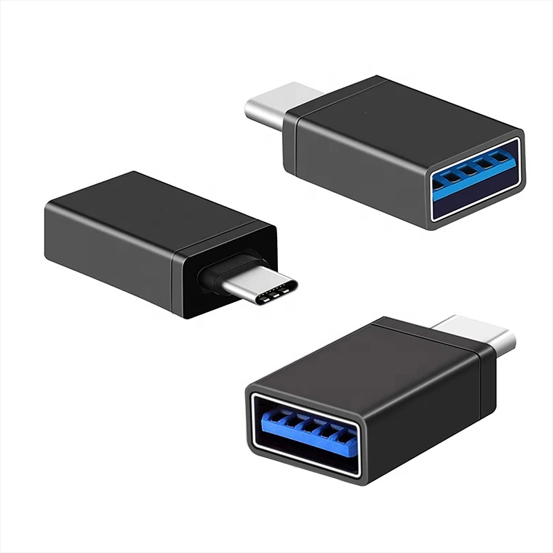 

USB3.1 Type-C to USB3.0 Adaptor Converter USBC OTG Connector USB to USB C Adapter, Black