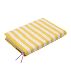 soft cover yellow print on demand logo travelers leather printing notebook journal