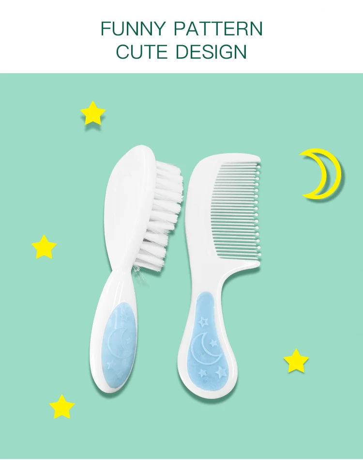 Infant Care Hair Brush And Comb Set