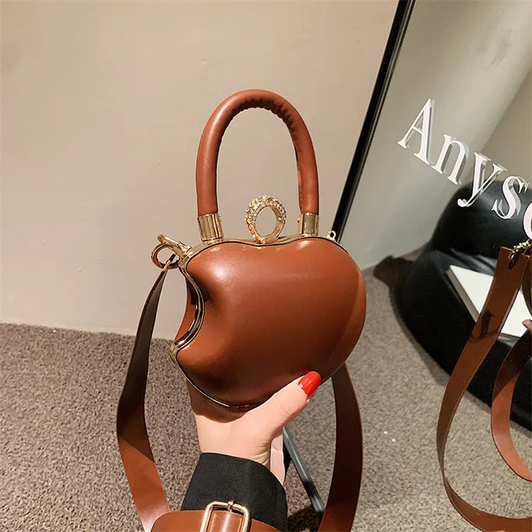 New Fashion PU One-shoulder Cross-body Bag Cute Apple Bag Women Hand Bags, Customizable
New Fashion PU One-shoulder Cross-body Bag Cute Apple Bag Women Hand Bags, Customizable