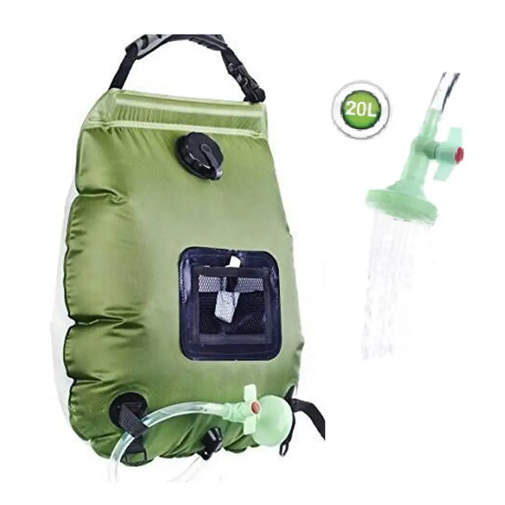 High Quality PVC Portable Summer 5 Gallons / Travel Solar Shower Camping Water Bag for Beach Swimming, Blue/green/black
High Quality PVC Portable Summer 5 Gallons / Travel Solar Shower Camping Water Bag for Beach Swimming, Blue/green/black