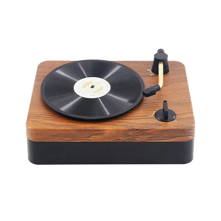 Retro Speaker Mini Portable Creative Black Rubber Record Small Sound Source Factory Table Cultural Sound
Retro Speaker Mini Portable Creative Black Rubber Record Small Sound Source Factory Table Cultural Sound