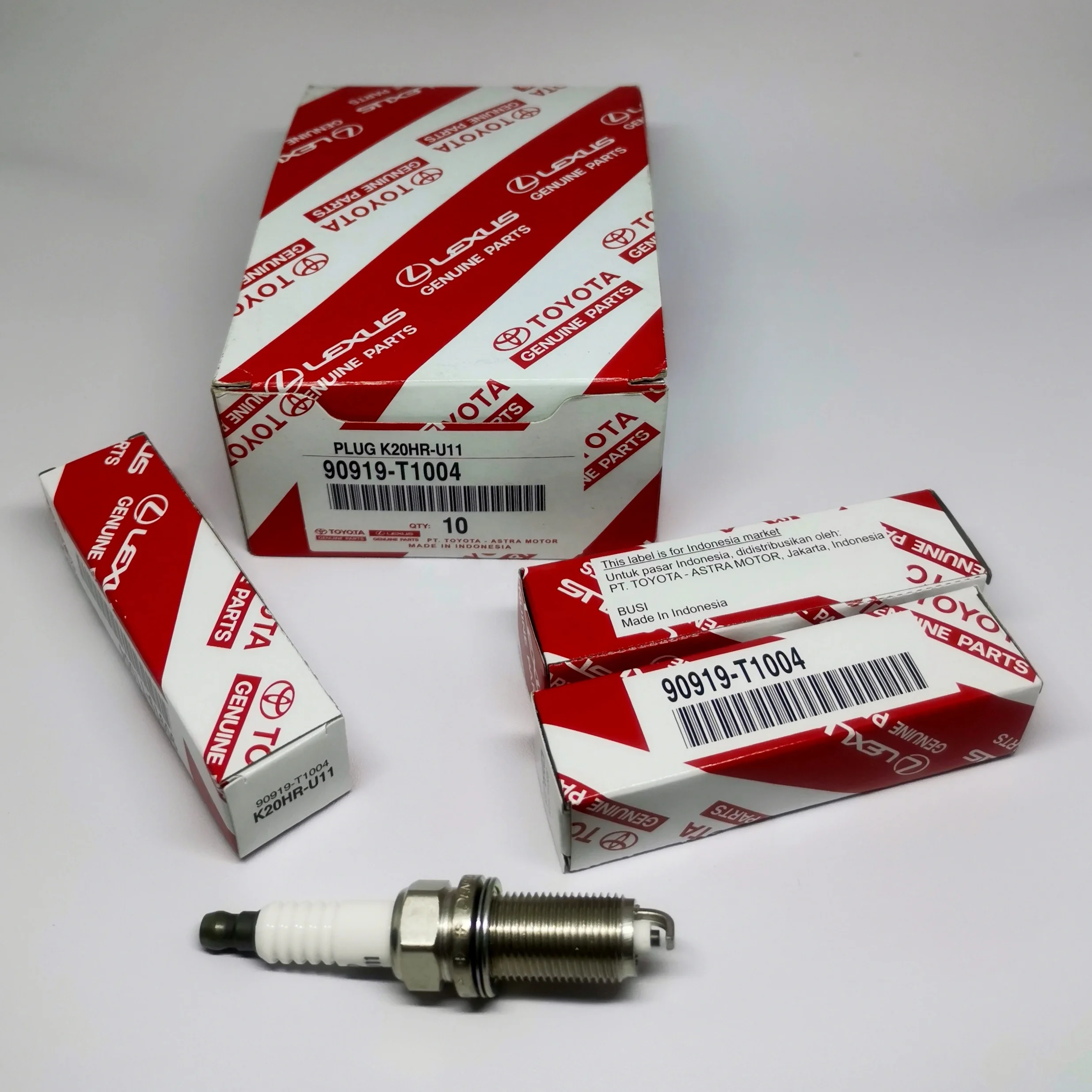 genuine supplier 90919-t1004 spark plug for toyota