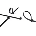 shenzhen 3F U/L/IATF-certificated auto plastic nylon strip custom cable ties clip with serial number labels 300mm tie backs