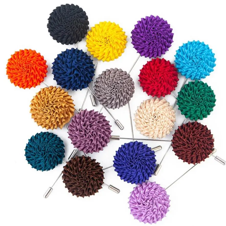 Handmade Accessories Solid Flower Shape Lapel Pin Top Fashion Men Casual Suit Boutonniere Stick Brooches
Handmade Accessories Solid Flower Shape Lapel Pin Top Fashion Men Casual Suit Boutonniere Stick Brooches