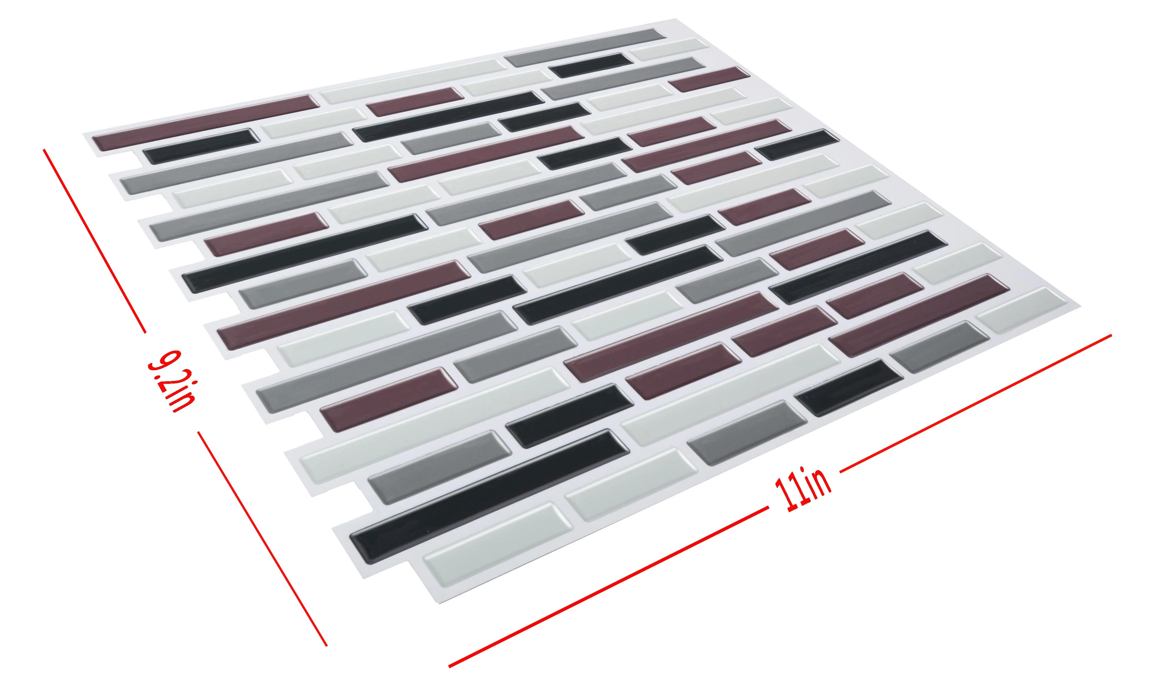 Self-Adhesive Peel and Stick Backsplash Tile Decals for Kitchen Bathroom Decor