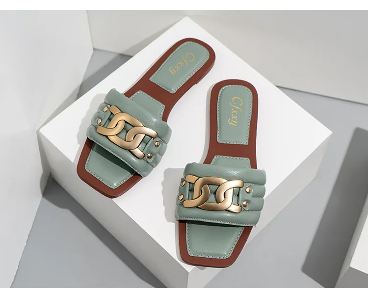 2022 Luxury woven pu Outside ladies fashion slippers custom logo sandal slides Women's Sandals Flats Slippers, Customized color
2022 Luxury woven pu Outside ladies fashion slippers custom logo sandal slides Women's Sandals Flats Slippers, Customized color