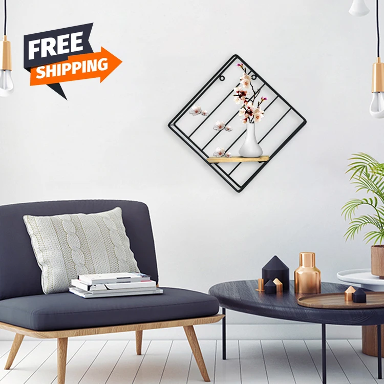 Free Shipping Rustic Decorative Display Living Room Diamond Wall Shelf Gold wall organizer shelf 
Free Shipping Rustic Decorative Display Living Room Diamond Wall Shelf Gold wall organizer shelf