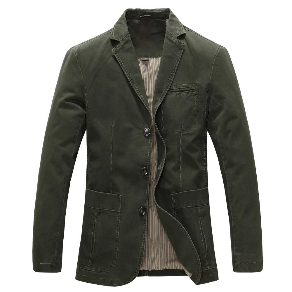 2019 Spring Military Jacket Blazers Men 100% Cotton Casual Blazer Men's Mens Suit Coat Male Blazer Masculino Jackets US size, Picture color
2019 Spring Military Jacket Blazers Men 100% Cotton Casual Blazer Men's Mens Suit Coat Male Blazer Masculino Jackets US size, Picture color