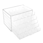 Nail Accessories 120 Grids Nail Art Decoration Rhinestones Beads Accessories Display Nail Tools Storage Box