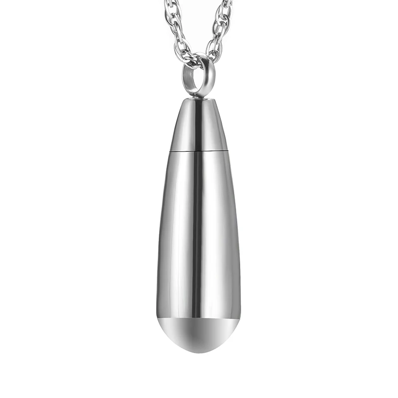 Teardrop Waterdrop Urn Pendant Cremation Keepsake Necklace for Human Pet Ashes, Silver
Teardrop Waterdrop Urn Pendant Cremation Keepsake Necklace for Human Pet Ashes, Silver