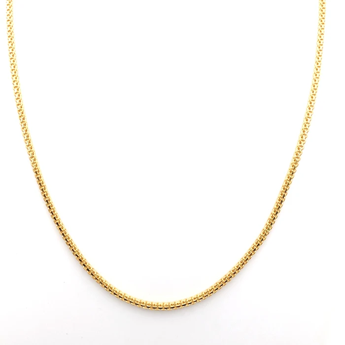 hot sales rose gold necklace cheap gold plated chains