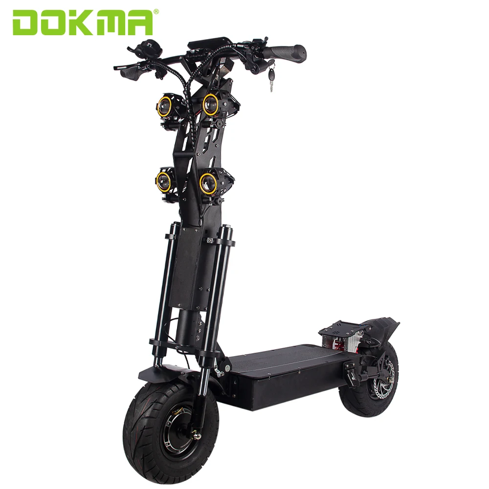 Dokma electric scooter dualtron 4000w*2 hot sale electric scooter foldable with seat for adult, Black
Dokma electric scooter dualtron 4000w*2 hot sale electric scooter foldable with seat for adult, Black