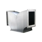 Rectangular tee reducing galvanized steel tdf tdc insulation ventilation hvac system air condition duct