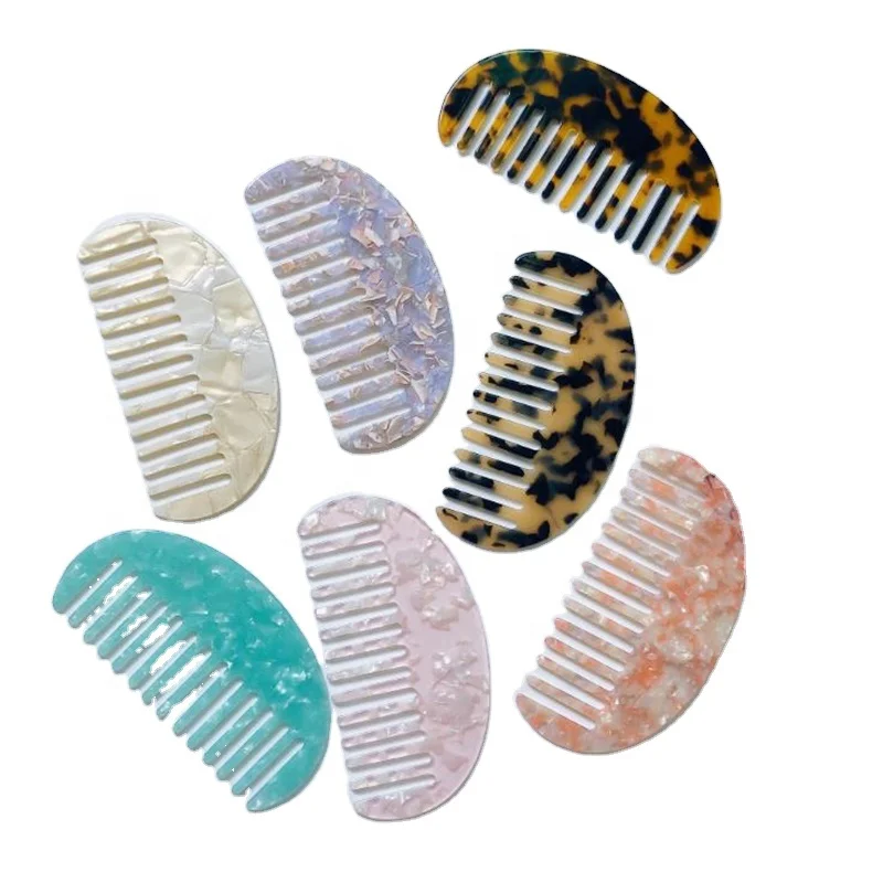 Private custom logo fashion salon resin acid material cellulose acetate comb for lady
Private custom logo fashion salon resin acid material cellulose acetate comb for lady