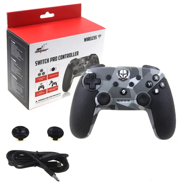 Hot selling power a wireless switch pro console switch pro controller pc for nintendo switch Camouflage gray
Hot selling power a wireless switch pro console switch pro controller pc for nintendo switch Camouflage gray