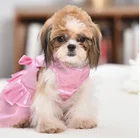 Girl Dresses High-end Luxury Girl Dog And Cat Dresses Thin Summer Pet Clothes And Accessories