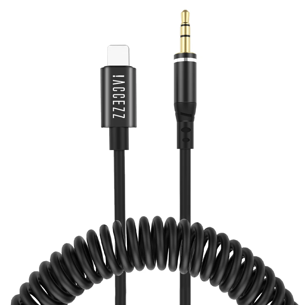 Wholesale 3.5mm Jack Audio Cable 3.5 mm Male to For iP Male Spring Cable For iP12 11 Pro XS Max X Headphone Car Aux Cable, Black
Wholesale 3.5mm Jack Audio Cable 3.5 mm Male to For iP Male Spring Cable For iP12 11 Pro XS Max X Headphone Car Aux Cable, Black