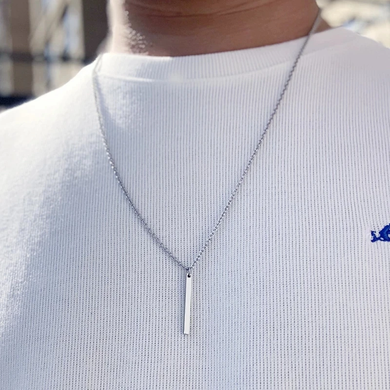 2021 Hot Long Sweater Chain Stainless Steel Necklace Hip Hop Rectangular Pendant Necklaces for Men
2021 Hot Long Sweater Chain Stainless Steel Necklace Hip Hop Rectangular Pendant Necklaces for Men