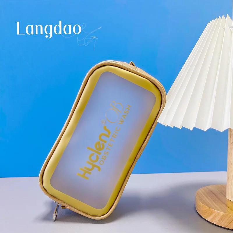 Custom Eco Friendly nude gold vegan PU Small Make up Bag Clear PVC Cosmetic Zip Makeup Pouch with logo, Customized color
Custom Eco Friendly nude gold vegan PU Small Make up Bag Clear PVC Cosmetic Zip Makeup Pouch with logo, Customized color