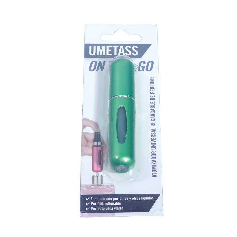 UMETASS Wholesale Bottom-Filled Round Head Aluminum Perfume Bottle Bullet Head Aluminum Bottle With Bag For 5ML
UMETASS Wholesale Bottom-Filled Round Head Aluminum Perfume Bottle Bullet Head Aluminum Bottle With Bag For 5ML