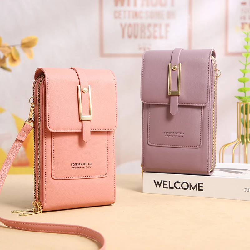 Soft Leather Wallets Touch Screen Mobile Phone Bag For Female Mini Card Holder For Key Coin Purse Vertical Messenger Money Bags
Soft Leather Wallets Touch Screen Mobile Phone Bag For Female Mini Card Holder For Key Coin Purse Vertical Messenger Money Bags