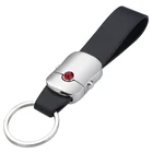 Bsci Certificate Best Quality Custom Logo Black Leather Metal Car Keys Keychain For Promotional Gifts