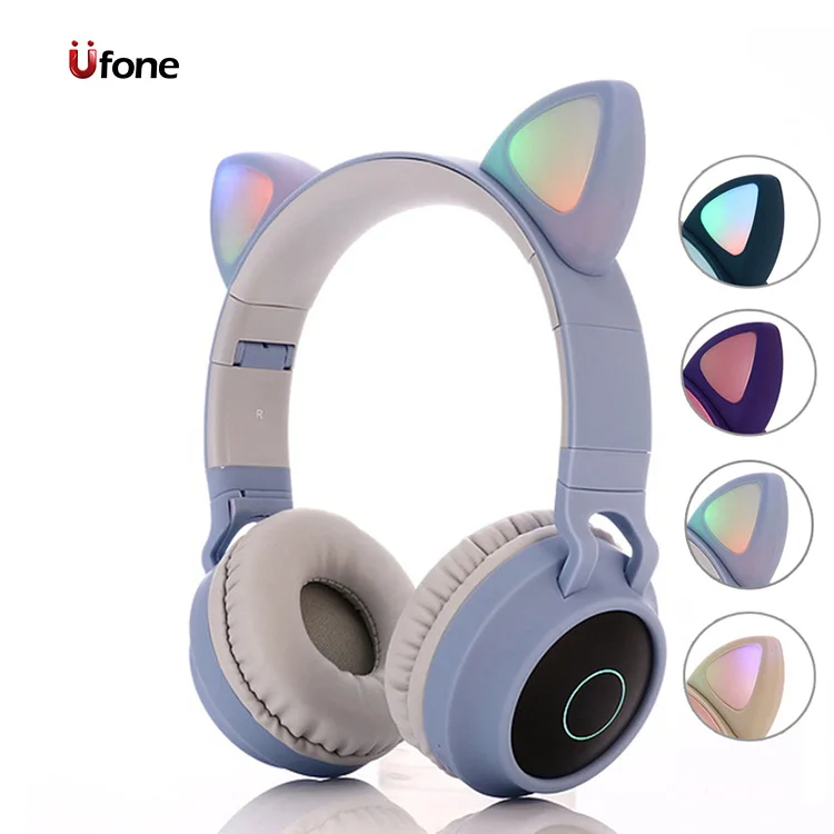 Ufone New Fashion Cute Bluetoth 5.0 Stereo Cat Ear Wireless Foldable Headsets Led Light Flashing Glowing Earphone, Pink, red, green, blue, purple
Ufone New Fashion Cute Bluetoth 5.0 Stereo Cat Ear Wireless Foldable Headsets Led Light Flashing Glowing Earphone, Pink, red, green, blue, purple