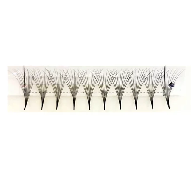 Lash fan volume eyelash extension premade volume fans pointy base middle tape premade fans, Black
Lash fan volume eyelash extension premade volume fans pointy base middle tape premade fans, Black