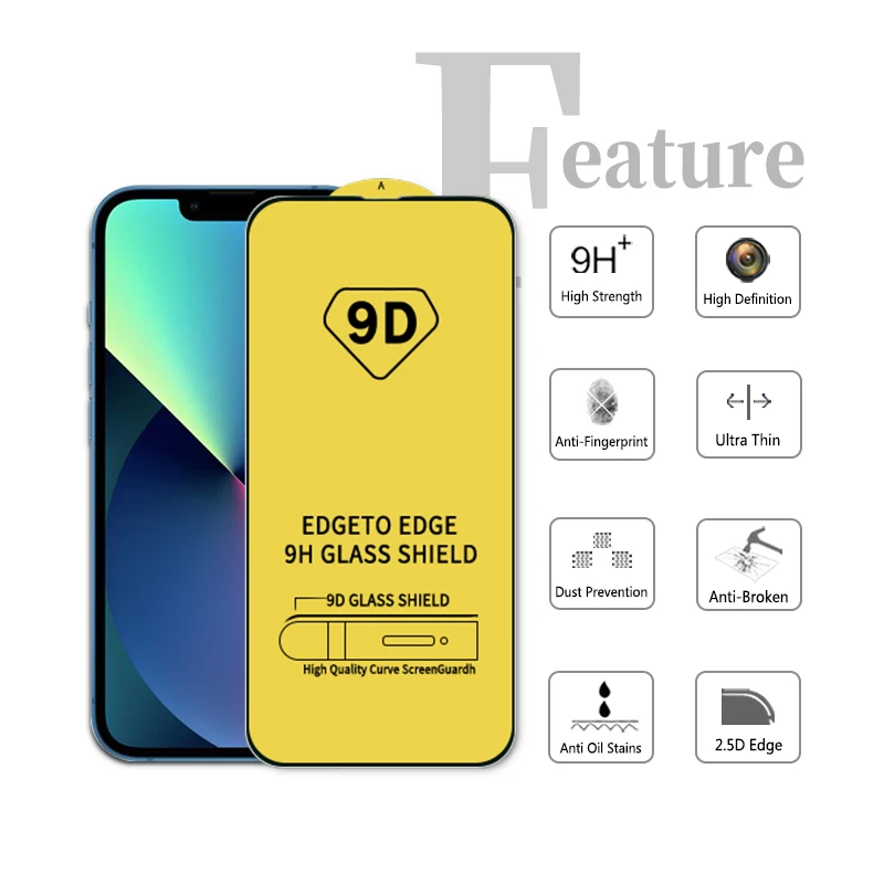 1 Pack 2.5D Silk Print Screen Protector Tempered Glass Full Coverage For iphone 13 mini 13/13 pro max Anti Scratch
1 Pack 2.5D Silk Print Screen Protector Tempered Glass Full Coverage For iphone 13 mini 13/13 pro max Anti Scratch