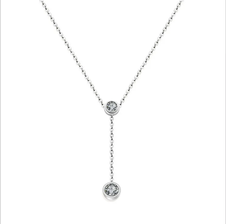 Simple style stainless steel 18K gold plated necklace for Valentine's Day gift, Gold silver rose gold
Simple style stainless steel 18K gold plated necklace for Valentine's Day gift, Gold silver rose gold