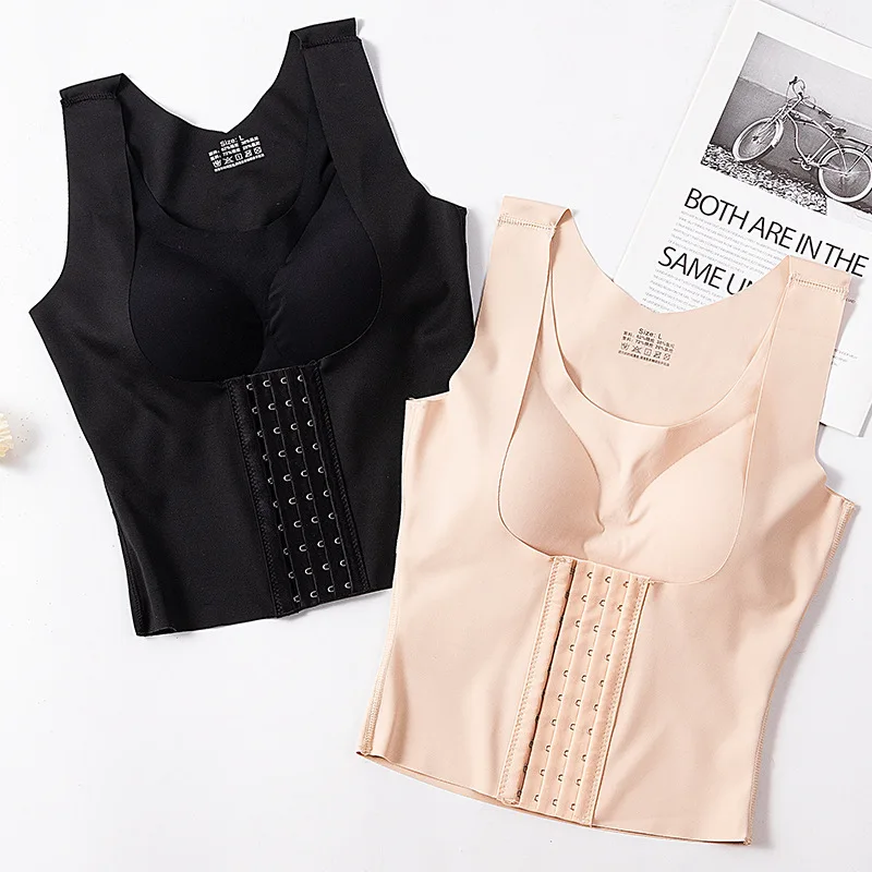 Long Type Hooks Posture Bra Seamless Sports Bra Gathering Underwear for Women, Black/beige
Long Type Hooks Posture Bra Seamless Sports Bra Gathering Underwear for Women, Black/beige