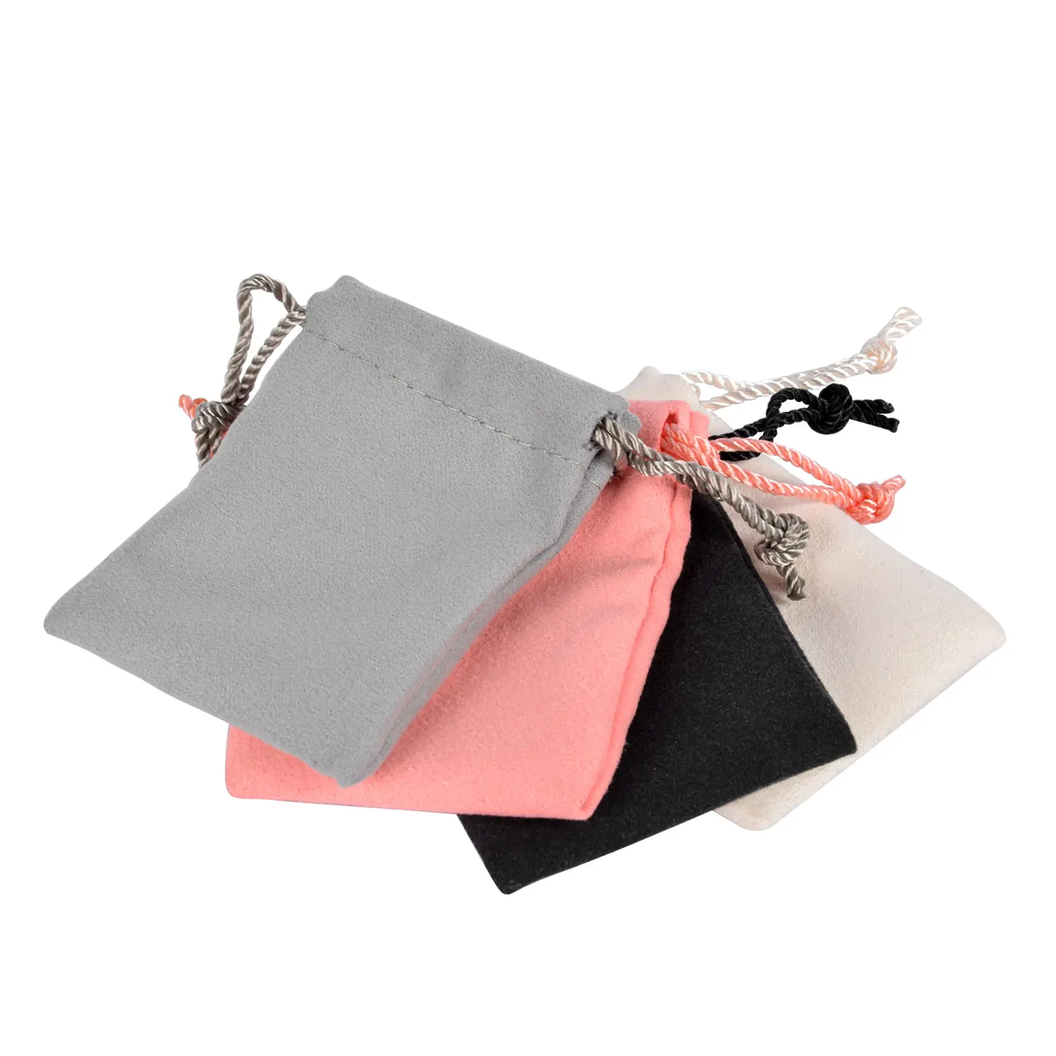 Wholesale Velvet Drawstring Bag Custom Printed Logo Velvet Jewelry Pouch, Pink/black/cream/gray or custom
Wholesale Velvet Drawstring Bag Custom Printed Logo Velvet Jewelry Pouch, Pink/black/cream/gray or custom