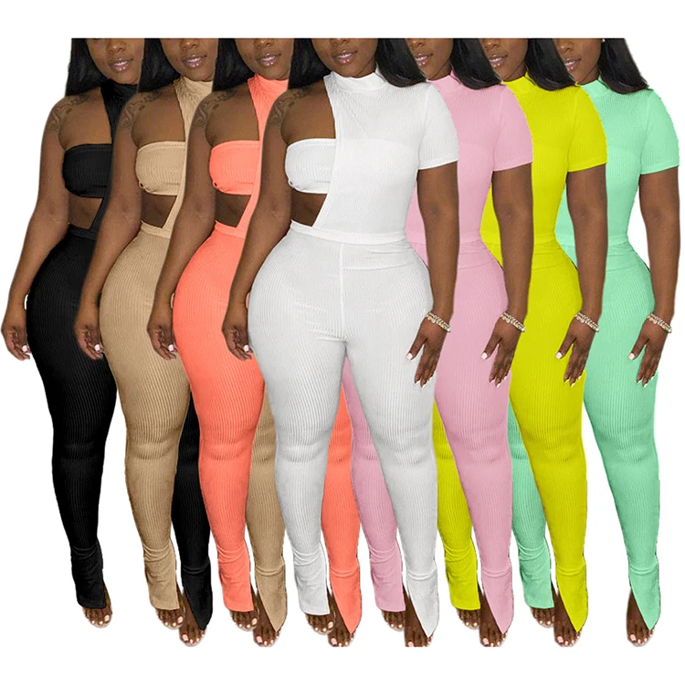 2021 summer trendy clothing outfits 3 piece set women, 7 colors 
2021 summer trendy clothing outfits 3 piece set women, 7 colors