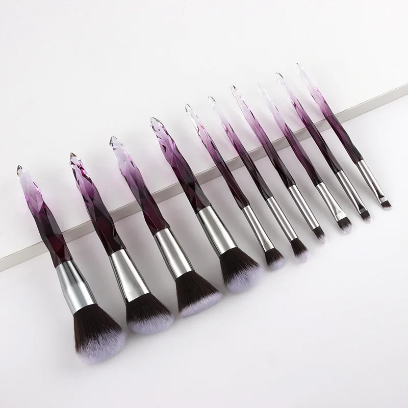 2021 new arrivals crystal diamond handle make up brushes 10 pcs makeup brush set cosmetic brush set for Valentine's Day gift
2021 new arrivals crystal diamond handle make up brushes 10 pcs makeup brush set cosmetic brush set for Valentine's Day gift