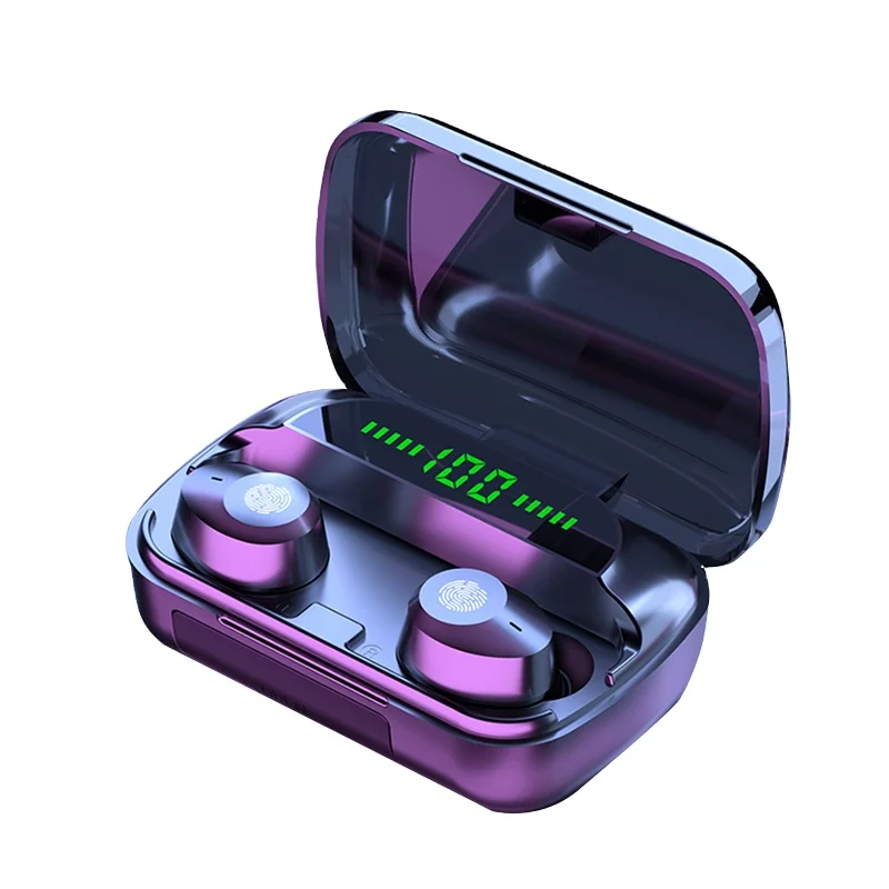 Factory Price Magnetic Headset LED Digital Rechargeable Case Waterproof M5 Wireless Headphones
Factory Price Magnetic Headset LED Digital Rechargeable Case Waterproof M5 Wireless Headphones
