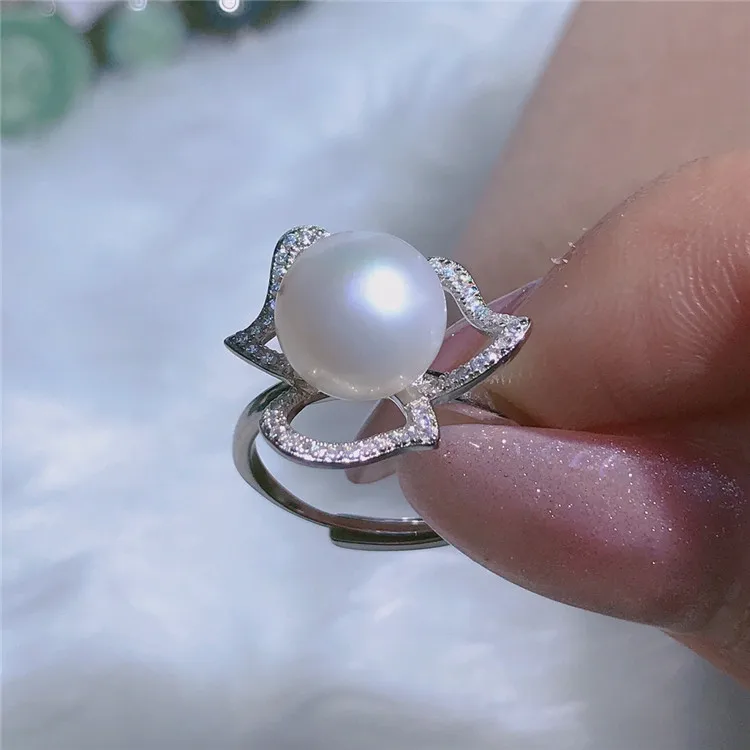 Highest Quality Rings Pearl Rings 925 Sterling Silver Elegant Flower Full Studded Freshwater Pearl Pearl Rings Gift Jewelry, Gold color
Highest Quality Rings Pearl Rings 925 Sterling Silver Elegant Flower Full Studded Freshwater Pearl Pearl Rings Gift Jewelry, Gold color