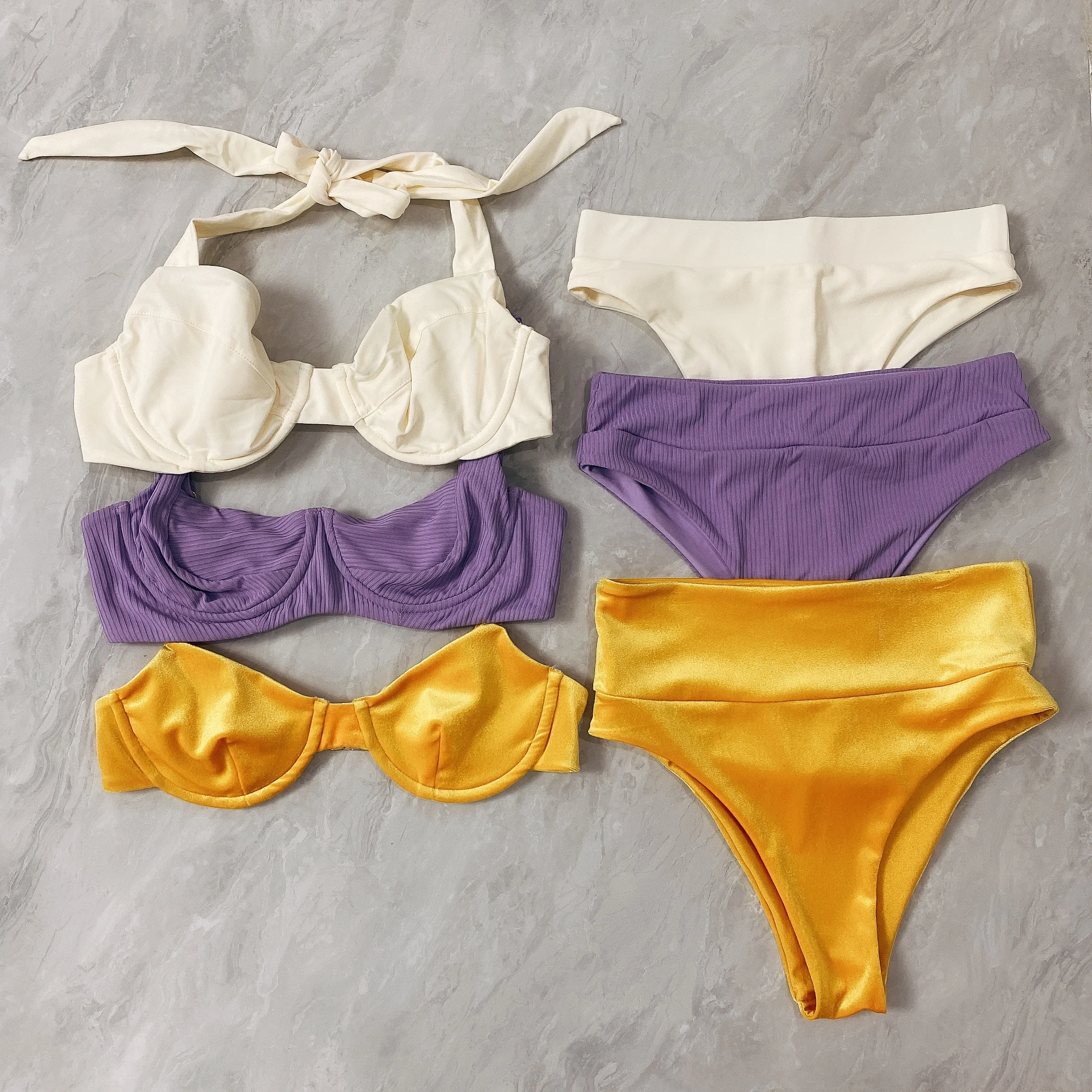 Female Pleated Swimsuit sexy high waist Bikini Set women Swimming wear two piece Beachwear, As customized
Female Pleated Swimsuit sexy high waist Bikini Set women Swimming wear two piece Beachwear, As customized