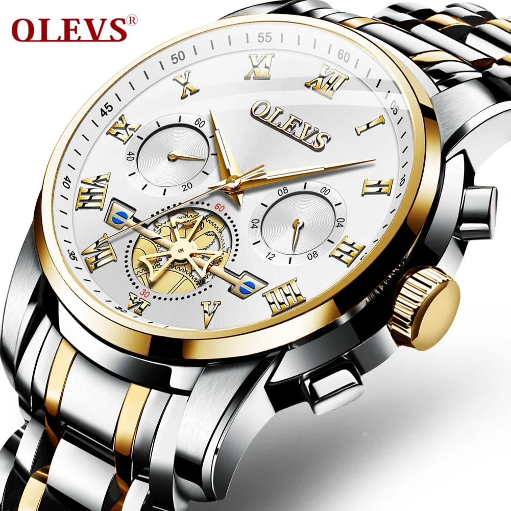 China Wholesale Watch Movement Chronograph Quartz Multifunction Luxury Brand Stainless Steel Sport Business Men Wristwatch
China Wholesale Watch Movement Chronograph Quartz Multifunction Luxury Brand Stainless Steel Sport Business Men Wristwatch