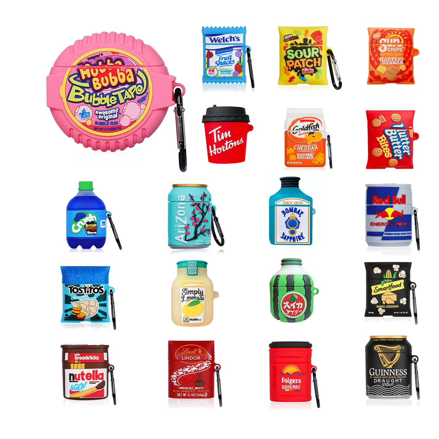 Gemfits Newest Earphone Protective Cover Case Food Sour Patch Snack For Airpod Case For Airpod 1/2, Multiple colors
Gemfits Newest Earphone Protective Cover Case Food Sour Patch Snack For Airpod Case For Airpod 1/2, Multiple colors